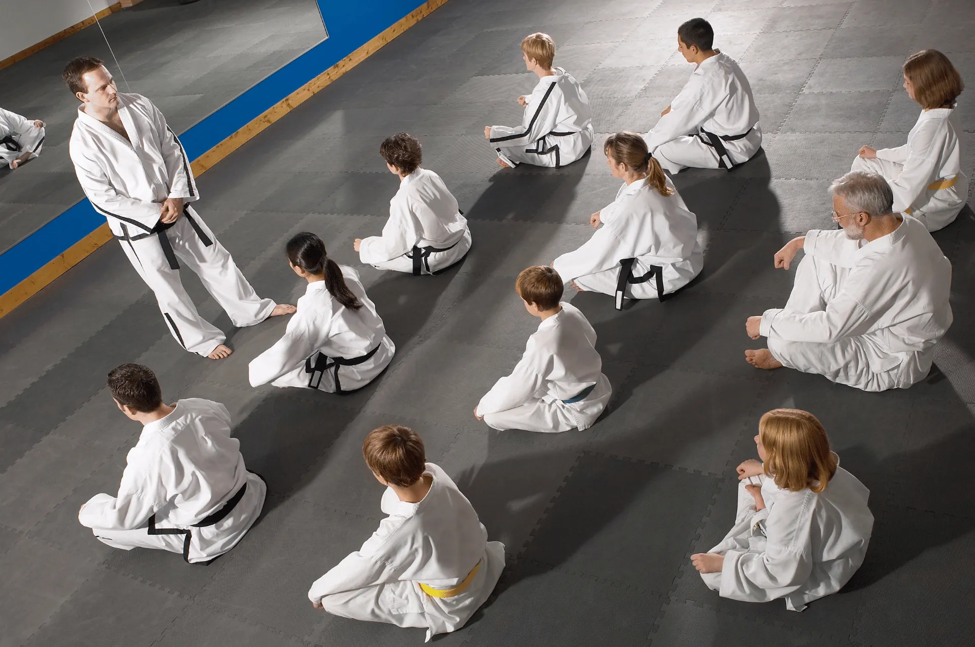 Students training at The Sport Karate Center